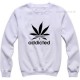 Addict Cannabis Leaf Sweatshirt