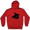 Mickey Mouse Hands Air Gun Hoodie