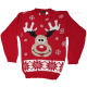 Reindeer Rudolph Red Christmas Jumper