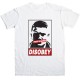 Tommy Robinson Free Speech Reform Support Disobey White T shirt