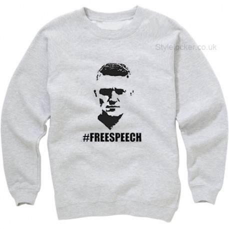 Tommy Robinson Free Speech Support UK Sweatshirt