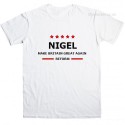 Nigel Make Britain Great Again Reform T shirt white