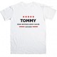 Tommy Robinson Free Speech Reform Support White T shirt