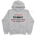Tommy Make Britain Great Again Reform Grey Hoodie